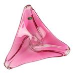 Vintage Roze Kristallen Schaal Val Saint Lambert Jaren 60, Antiek en Kunst, Ophalen of Verzenden