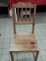 2 chaises en bois assise et dossier, Enlèvement, Bois, Deux