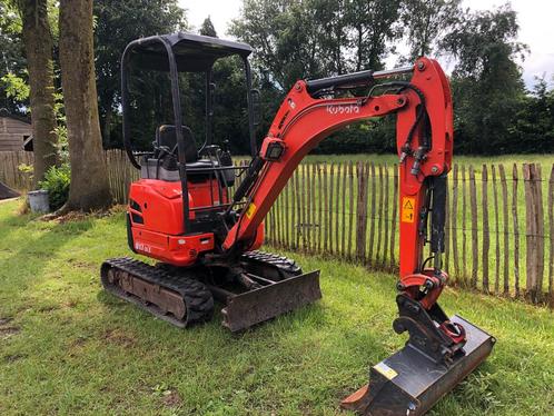 Kubota u 17-3a bj 2016 graafmachine minigraver, Zakelijke goederen, Machines en Bouw | Heftrucks en Intern transport, Ophalen of Verzenden