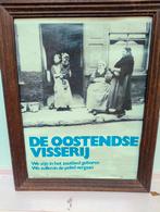 DE OOSTENDSE VISSERIJ (poster in kader), Ophalen of Verzenden