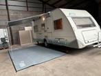 Knaus Eifelland Holiday E500 Caravan - Goede staat!, Caravans en Kamperen, Caravans, Stapelbed, Bedrijf, Treinzit, Eifelland