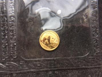 LAATSTE 2016 China - Panda - 1 gram gold goud in blister OMP beschikbaar voor biedingen