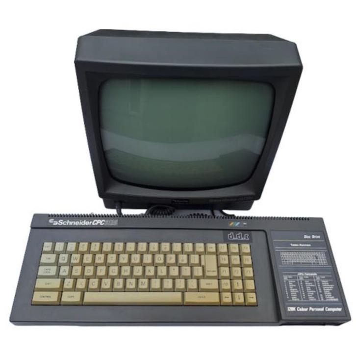 Schneider CPC 6128 met monochroom scherm, Computers en Software, Vintage Computers, Ophalen of Verzenden
