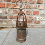 Elektrische mijnwerkerslamp, België, Antiek en Kunst, Antiek | Verlichting, Ophalen of Verzenden
