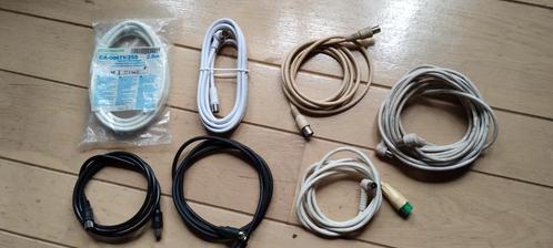 Coax-kabels (verschillende modellen), TV, Hi-fi & Vidéo, Câbles audio & Câbles de télévision, Neuf, Câble coaxial, Moins de 2 mètres