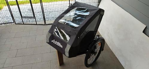 Addbike + dog kit (verander je fiets naar bakfiets), Fietsen en Brommers, Fietsaccessoires | Aanhangwagens en Karren, Gebruikt