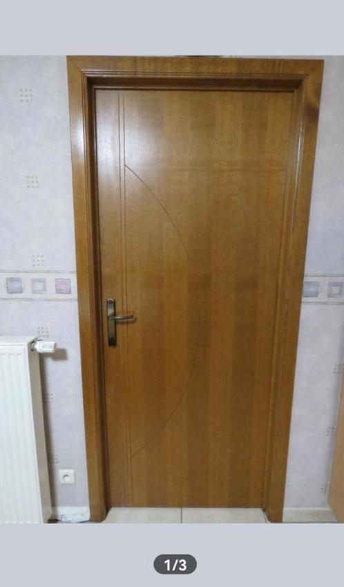 Deuren hout, Doe-het-zelf en Bouw, Deuren en Vliegenramen, Zo goed als nieuw, Binnendeur, 200 tot 215 cm, 80 tot 100 cm, Hout