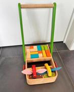 PlanToys houten speelgoed vogelwandelaar - loopkar, Ophalen of Verzenden, Zo goed als nieuw, Duw- of Trekspeelgoed
