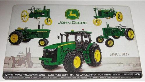 JOHN DEERE : Metalen Bord John Deere Tractor Collectie, Collections, Marques & Objets publicitaires, Neuf, Panneau publicitaire