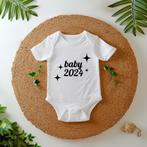 Baby rompertjes, babies baby 2024 body wit katoen., Kinderen en Baby's, Nieuw, Ophalen of Verzenden