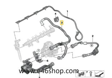 BRANDSTOFRETOURLEIDING BMW X5 G05 25DX OE 13538579959 beschikbaar voor biedingen