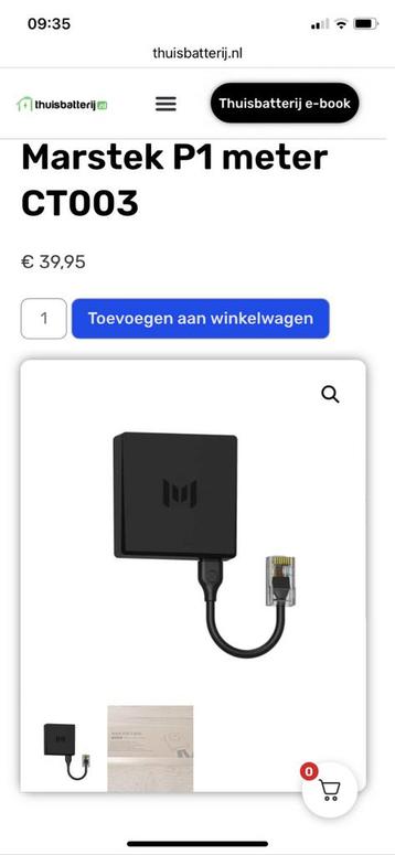 Marstek P1 meter CT003 beschikbaar voor biedingen