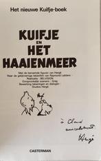 Kuifje in het haaienmeer - prachtige tekening Hergé - 2 maal, Gelezen, Eén stripboek, Ophalen of Verzenden, Herge