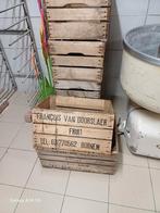 Oude houten fruitkist, Ophalen