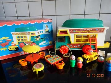 Fisher Price #994 Play Family Camper Little People*VOLLEDIG* beschikbaar voor biedingen