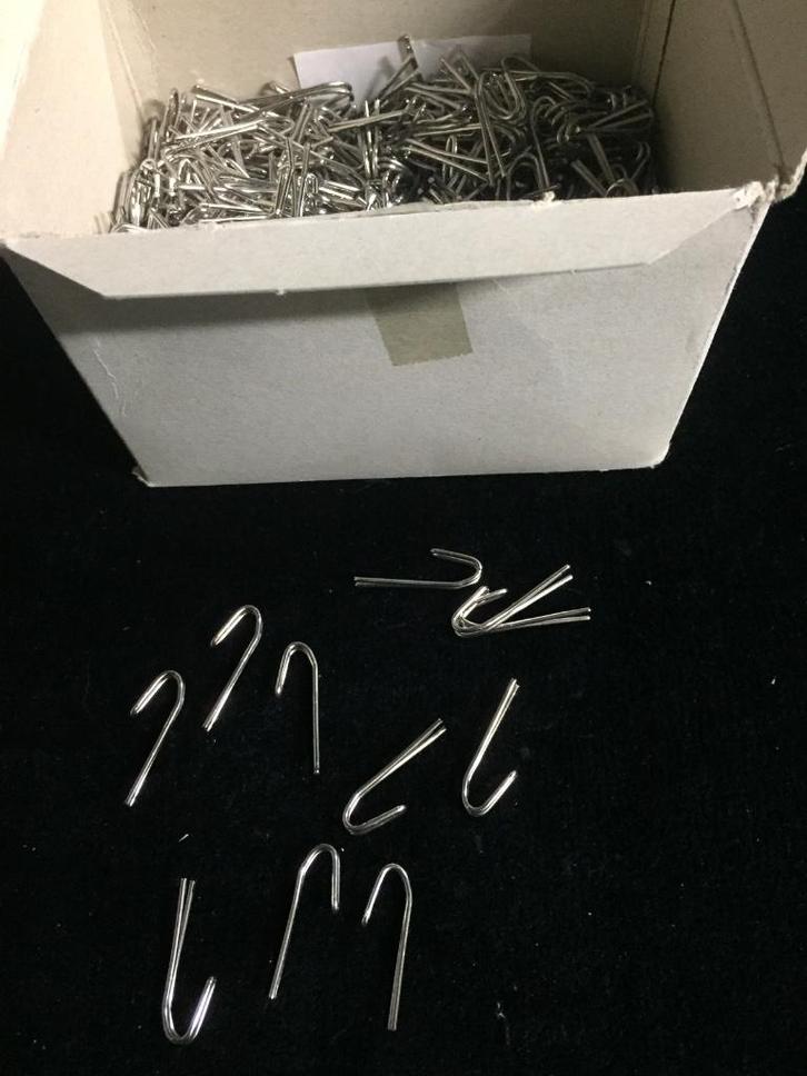 gordijnhaken / glijders en stoppers, Huis en Inrichting, Stoffering | Gordijnen en Lamellen, Wit, Ophalen of Verzenden