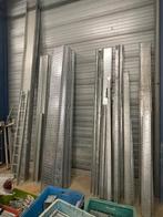 Gegalvaniseerde kabelgoten,beugels en hulpstukken, Doe-het-zelf en Bouw, Ophalen, Gebruikt