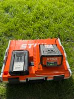 Stihl accu, Ophalen, Gebruikt