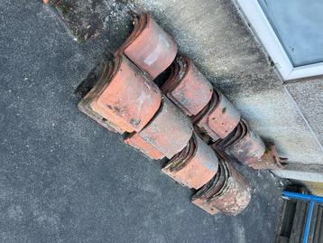 Oude boomse nokken, Doe-het-zelf en Bouw, Dakpannen en Dakbedekking, Ophalen, Gebruikt, Rood, Steen of Klei