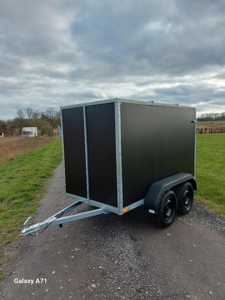 Gesloten aanhangwagen nieuw 750kg Rijbewijs b!!, Auto diversen, Aanhangers en Bagagewagens, Zo goed als nieuw, Ophalen