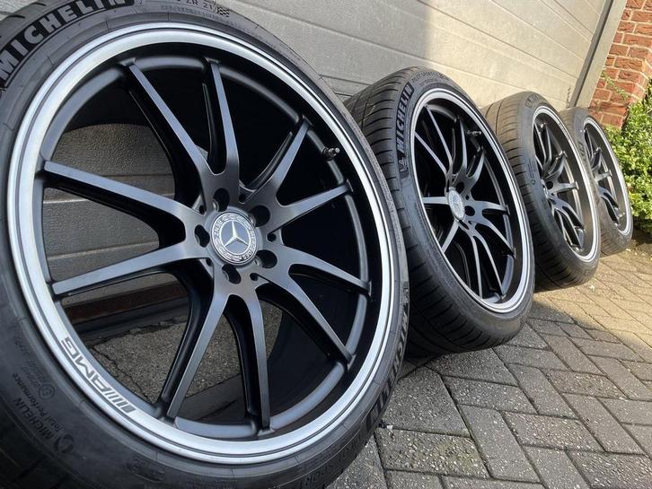 21 inch Orig Mercedes GT S 63 43 53 AMG velgen W290 4 deurs, Auto-onderdelen, Banden en Velgen, Banden en Velgen, Zomerbanden