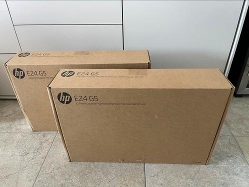 2x HP E24 G5 monitoren – inclusief verpakking en accessoires, Computers en Software, Monitoren, Zo goed als nieuw, Gaming, IPS