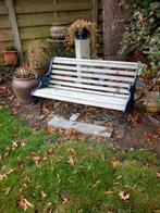 Rustieke tuinbank, Tuin en Terras, Tuinbanken, Ophalen, Gebruikt, Teakhout