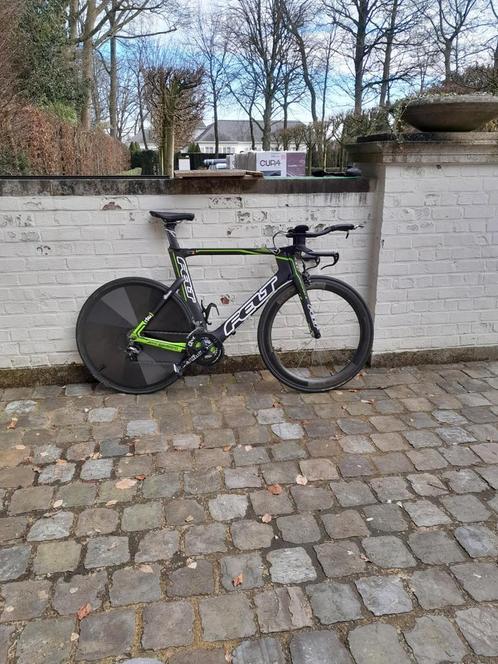 Tijdrit / triatlon fiets te huur, Sport en Fitness, Wielrennen, Zo goed als nieuw, Ophalen
