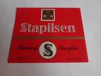 oud bieretiket Stapilsen Stacegem, Ophalen of Verzenden, Zo goed als nieuw, Overige typen, Overige merken