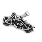 Pendentif en acier en forme de moto oldtimer classique, Bijoux, Sacs & Beauté, Enlèvement ou Envoi, Neuf