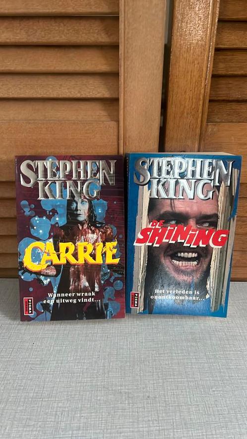2x Stephen King: Carrie & Shining (NL), Boeken, Romans, Gelezen, Ophalen of Verzenden