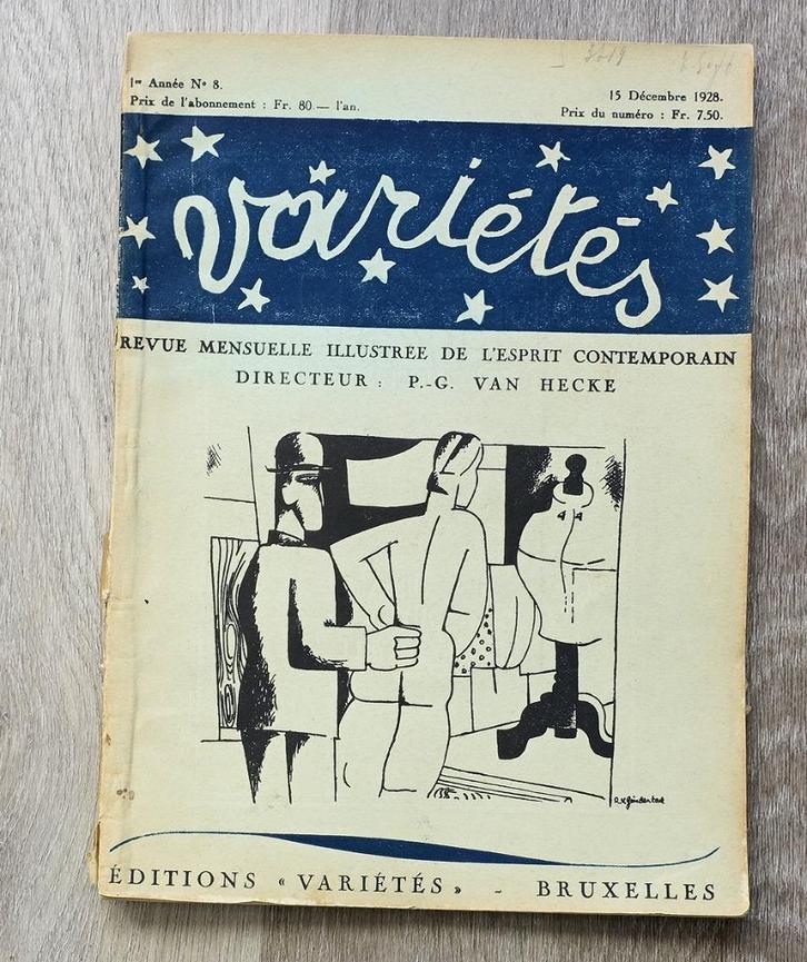 Variétés 1928 No. 8 o.a. Vénus et les mannequins, Antiek en Kunst, Antiek | Boeken en Manuscripten, Ophalen of Verzenden