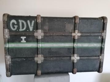 Originele reiskoffer van Fernand Lenain uit Verviers, Antiek en Kunst, Curiosa en Brocante, Ophalen