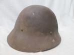 Japanse helm jaren 30 gebruikt door luchtbescherming TOP, Ophalen of Verzenden