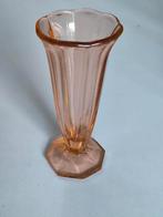 Knopvaas in rosaline glas, Antiek en Kunst, Ophalen of Verzenden