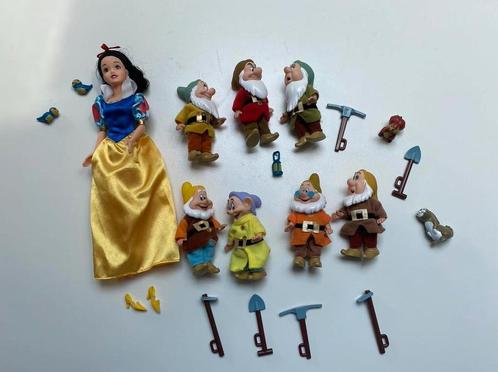 Simba Toys, jaren ‘90, sneeuwwitje en de zeven dwergen., Verzamelen, Poppetjes en Figuurtjes, Zo goed als nieuw, Ophalen of Verzenden