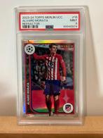 Topps card - atletico de Madrid - alvaro morata PSA9, Verzamelen, Sportartikelen en Voetbal, Verzenden, Zo goed als nieuw, Spelerskaart