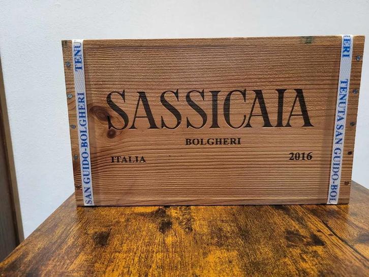 Sassicaia 2016, Verzamelen, Wijnen, Nieuw, Rode wijn, Vol, Ophalen