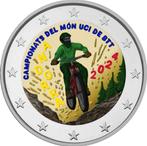 2 euro Andorra 2024 WK Mountainbike gekleurd, Postzegels en Munten, Munten | Europa | Euromunten, Verzenden, 2 euro