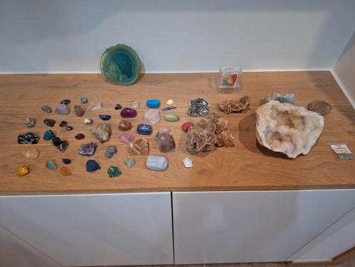 Verzameling mineraalstenen, Verzamelen, Mineralen en Fossielen, Ophalen