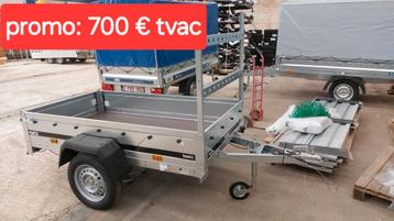 A vendre remorque 2m04 x 1m10 (750kg) beschikbaar voor biedingen