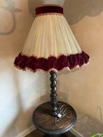 oude mooi bewerkte zware hardhouten vloerlamp, Enlèvement