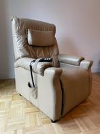 Relax zetel, Huis en Inrichting, Fauteuils, Ophalen, Gebruikt, 100 tot 125 cm, Leer