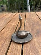 Vintage Silver Plated Swan Ring Holder  Juwelen organizer, Ophalen of Verzenden