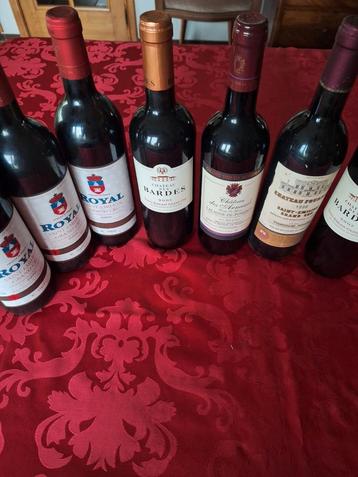 Set van 13  flessen rode Bordeaux-wijn, Grands Crus beschikbaar voor biedingen