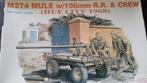 M275 Mul W/106mm RR&crew ( Hie city 1968), Hobby & Loisirs créatifs, Modélisme | Voitures & Véhicules, Comme neuf, Autres marques