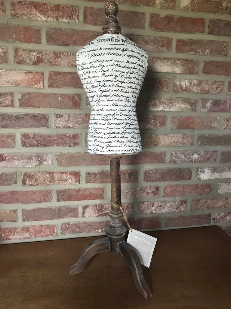 Buste de Femme Biedermeier Lady Poupée Tailleur Figure