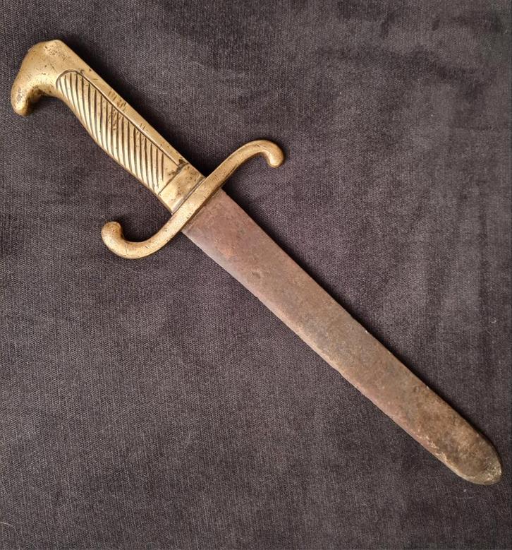 Glaive prussien 1864 modifié couteau de tranchée WW1 sabre, Collections, Objets militaires | Général, Enlèvement ou Envoi