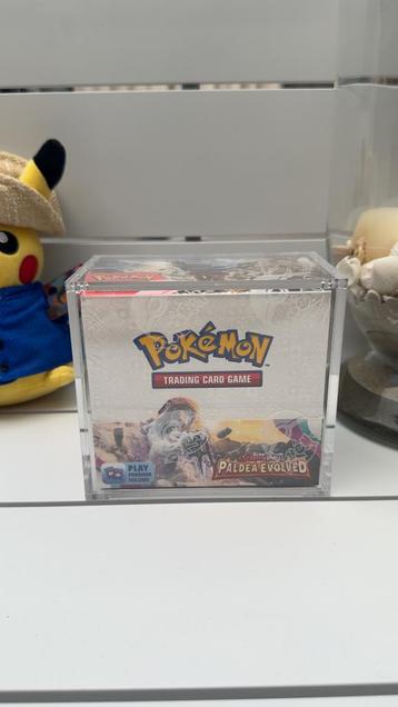 Paldea Evolved Booster Box + Acrylic Case beschikbaar voor biedingen