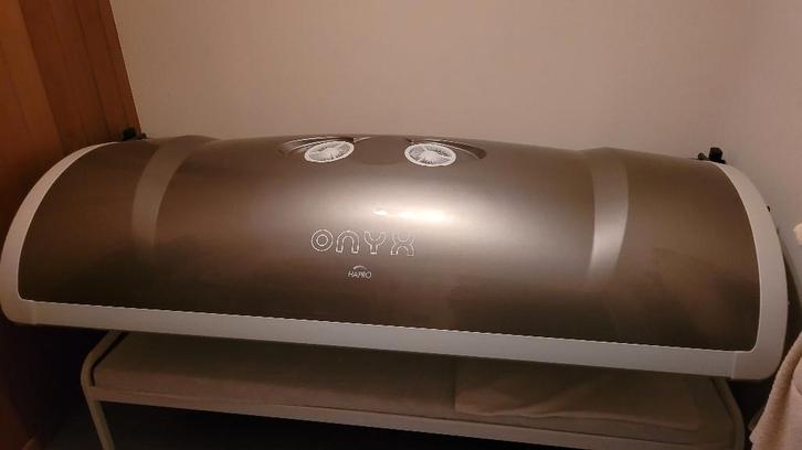 Zonnebank Hapro Onyx, Electroménager, Solarium, Banc solaire & Bronzage facial, Neuf, Banc solaire simple face, 10 à 15 lampes